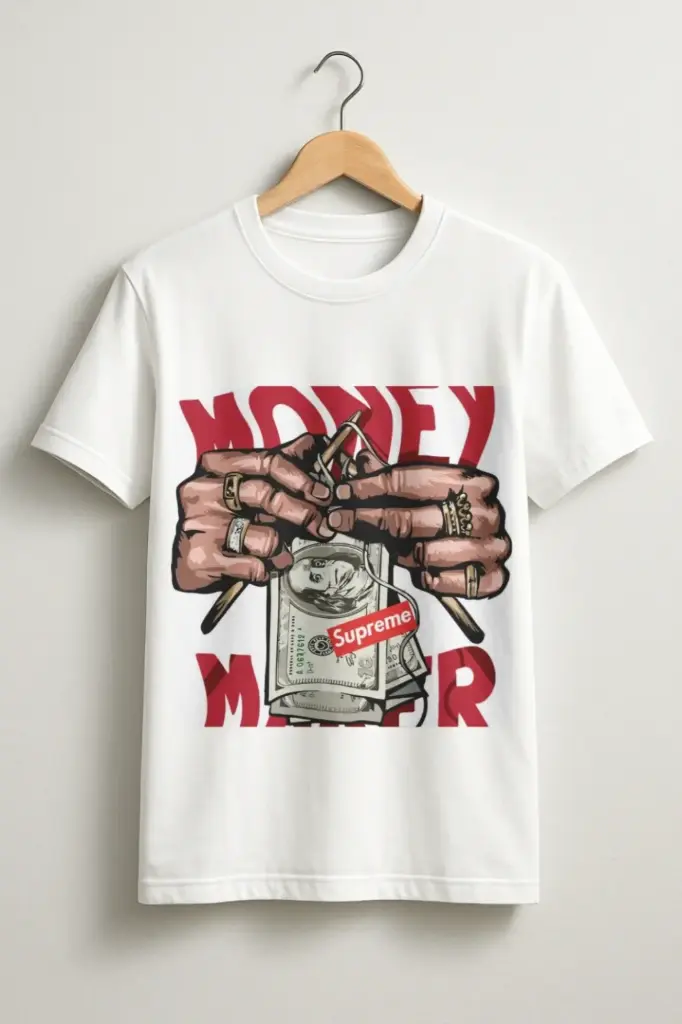 Money Making Machine – Premium Graphic T-Shirt by Zuvra (S)